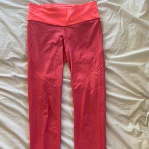 Pink Under Armour Cropped Leggings